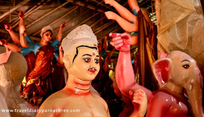 Colored Clay idols