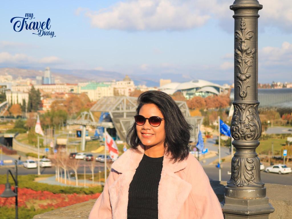 Me in Tbilisi, a capital city of Georgia