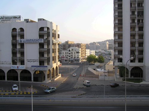 First view of Muscat from my hotel window the morning after I arrived (16-Oct-2004)