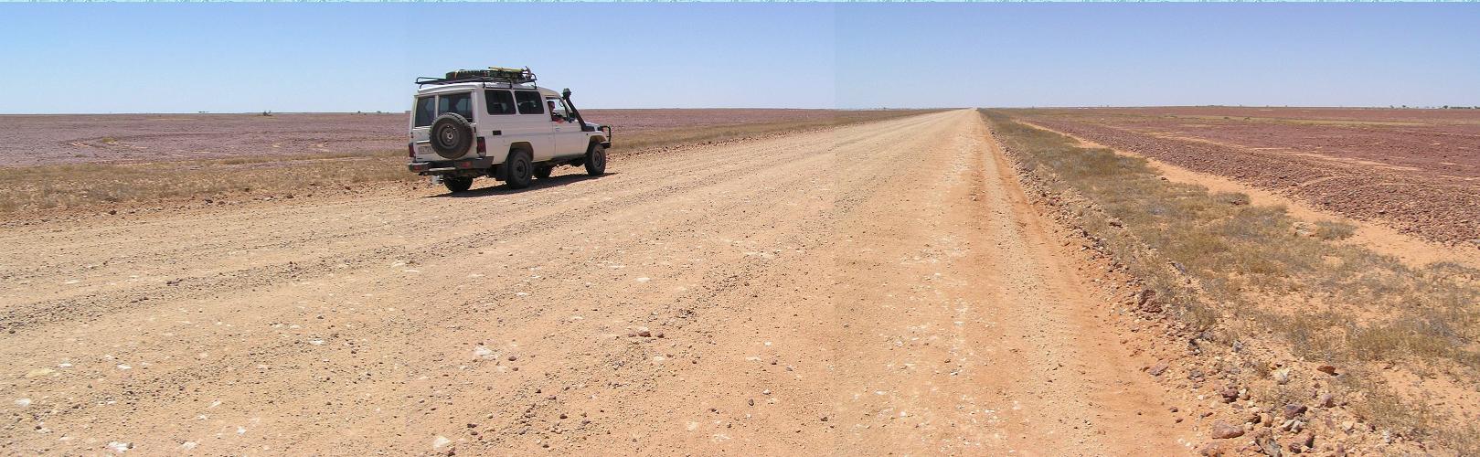 Birdsville Track through the gibbler plains - Sturt Stoney Desert